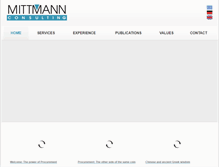 Tablet Screenshot of mittmann.gr